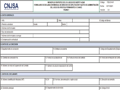 Acuerdo 599 - Transferencias del Juego de Apuestas Permanentes o Chance